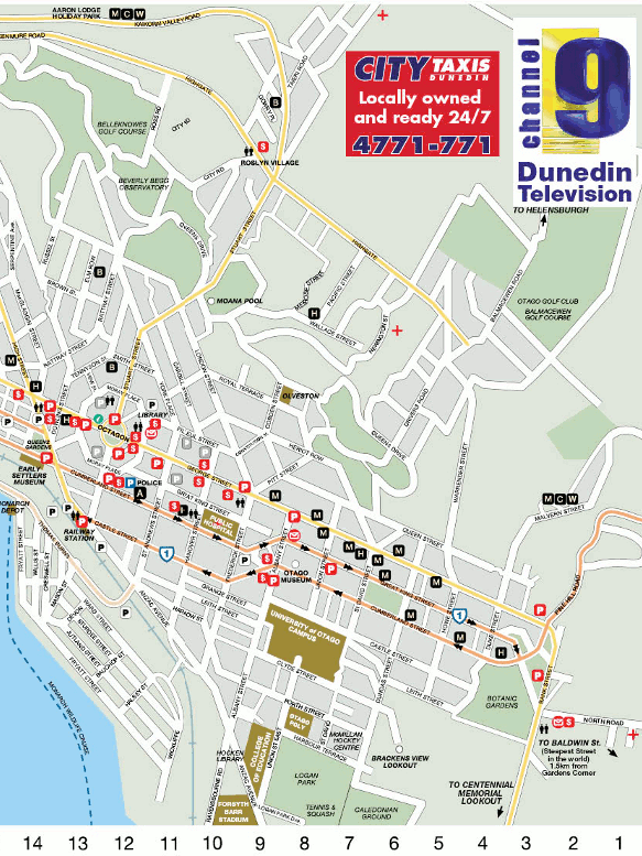 Dunedin New Zealand Dunedin Hotels Tours Attractions Maps