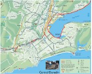 Dunedin Cycling Map