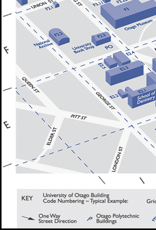 Otago University Map Part B1