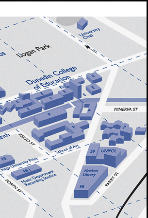 Otago University Map Part A2