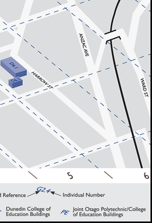 Otago University Map Part D2
