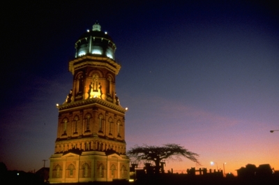 Water Tower at Night