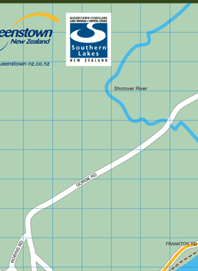 Queenstown Area Map 1 - Part B