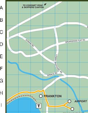 Queenstown Area Map 2 - Part A