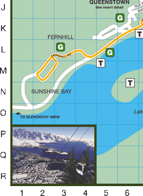Queenstown Area Map 1 - Part C