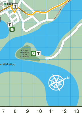 Queenstown Area Map 1 - Part D