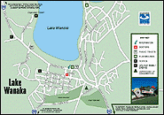 Wanaka Town Map